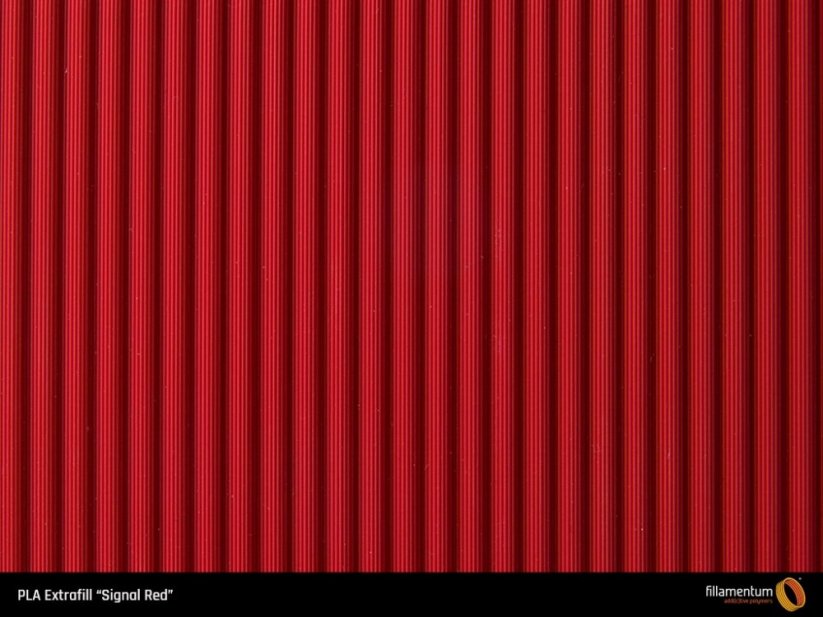 Filament Fillamentum Extrafill PLA červená (signal red) Farba