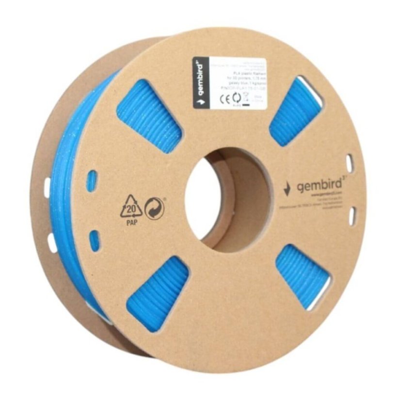 Gembird PLA galaktická modrá (galaxy blue) 1 kg