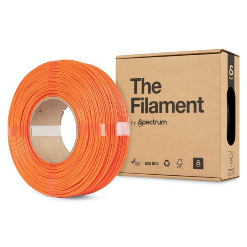 The Filament ReFill PLA machinery orange