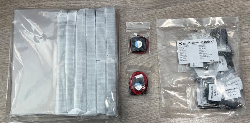 LDO Voron V0.2 Upgrade Kit 100mm Obsah Balení