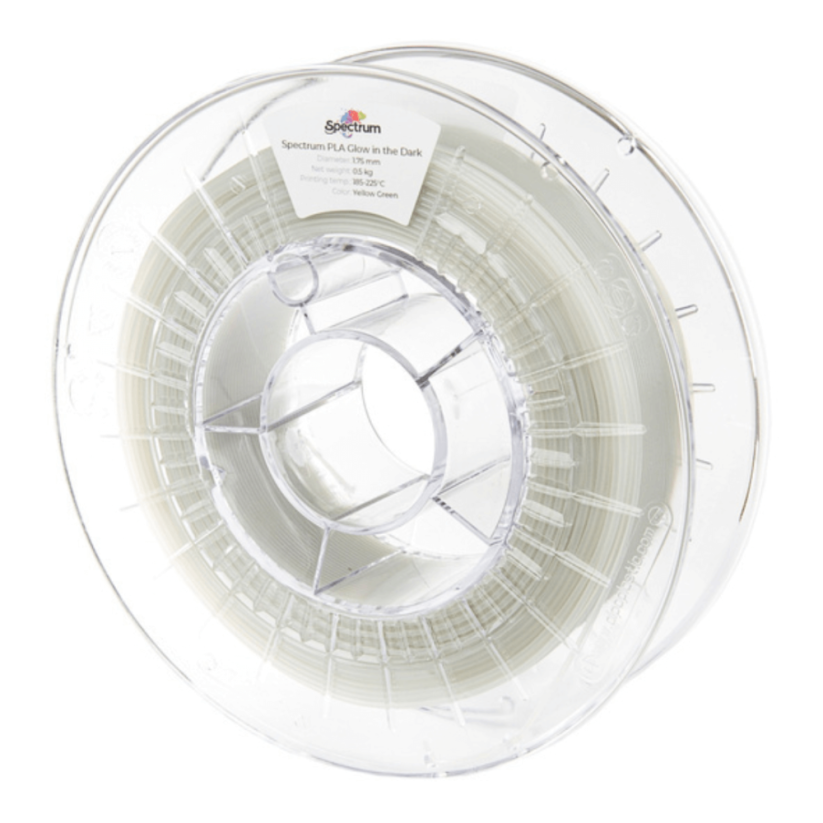 Spectrum PLA svietiaca v tme žlto-zelená (glow in the Dark yellow-green) 0,5 kg