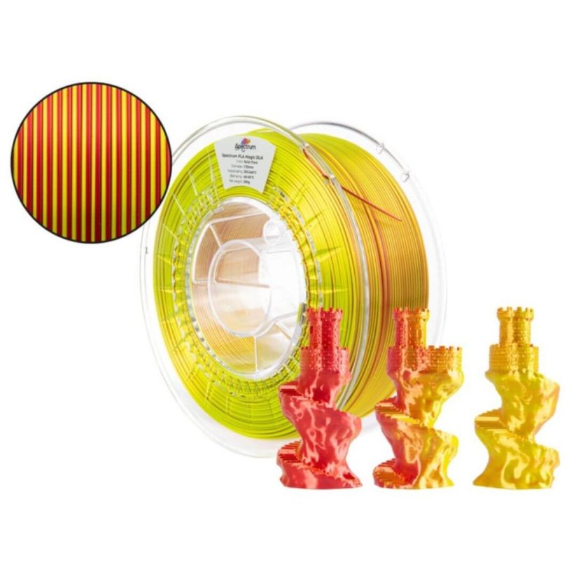 Spectrum PLA Magic SILK solar flare