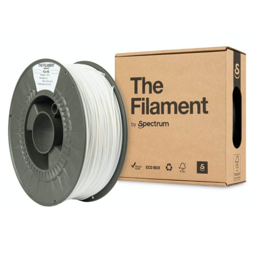 The Filament PLA HS biela (traffic white)