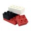 Fiberlogy ABS red 3D printed Lego bricks