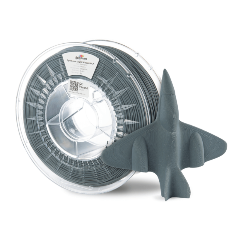 Spectrum LW-PLA UltraFoam 1.75mm DARK GREY 0.75kg