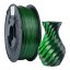 3DPower PLA SILK Dual Color - zelená/čierna (green/black)