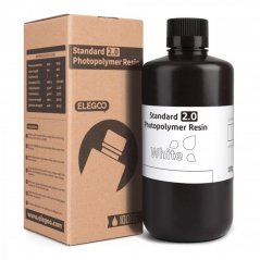 ELEGOO Standard 2.0 Resin 1kg - bílá