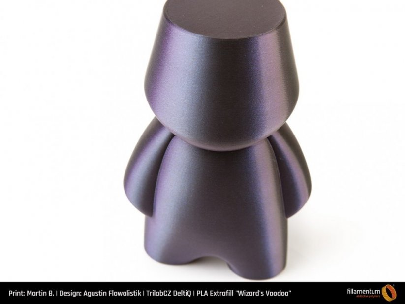 Filament Fillamentum Extrafill PLA purple (wizard's voodoo) Figure