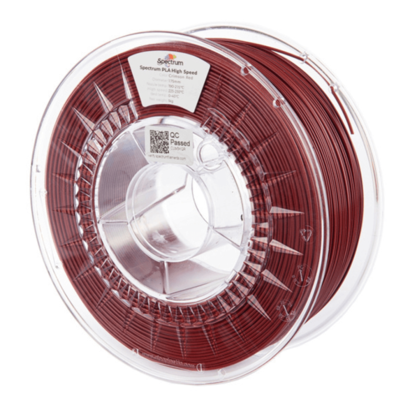 Spectrum PLA High Speed karmínovo červená (crimson red)