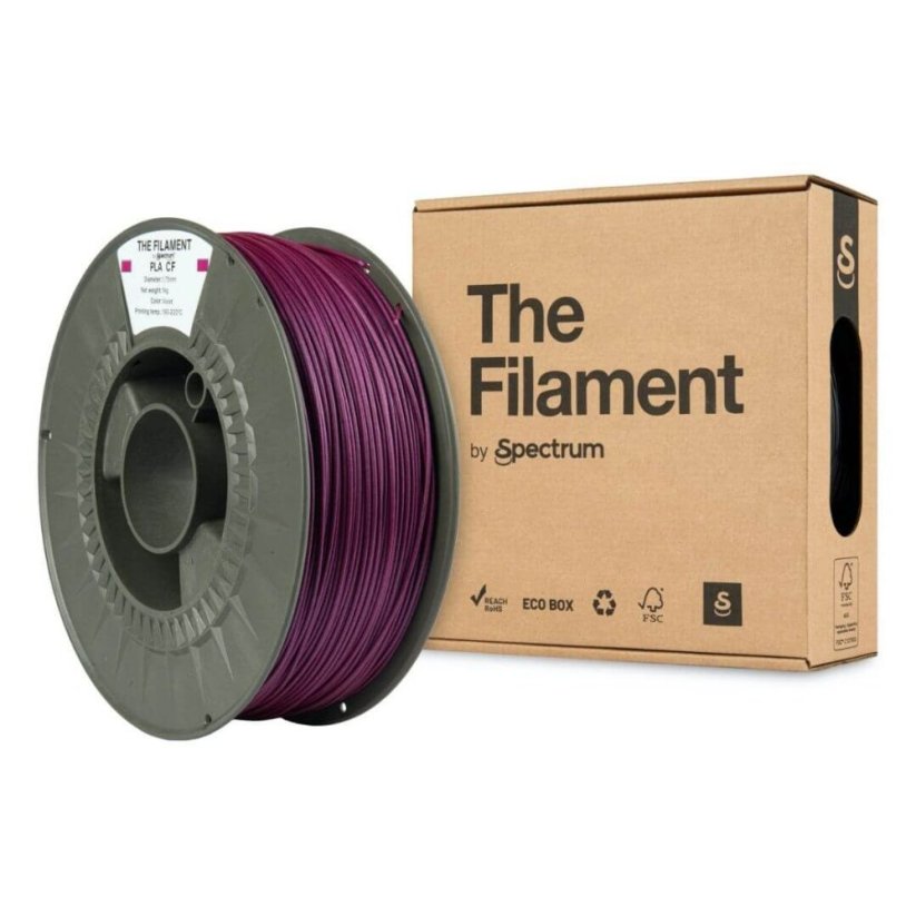 The Filament PLA CF fialová (violet)