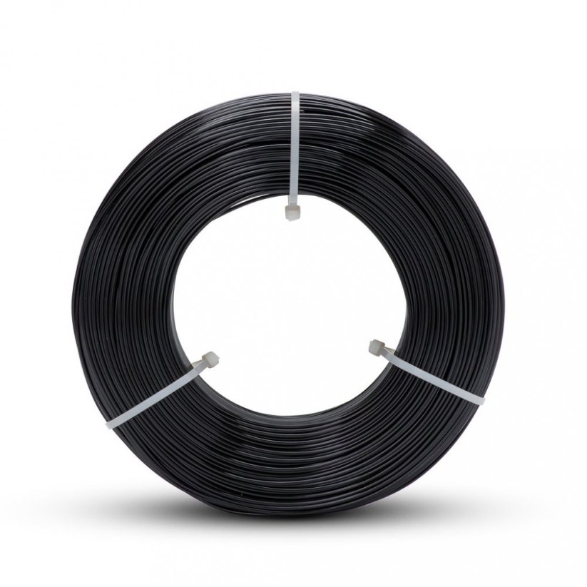 Filament Fiberlogy Refill ABS černá (black) - Cívka