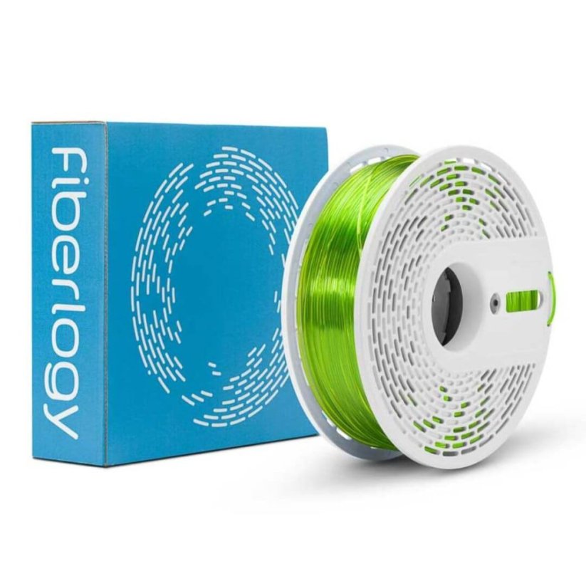 Fiberlogy EASY ABS světle zelená (light green) průhledná 0,75 kg