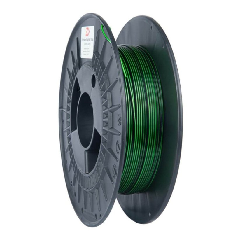 3DPower PLA SILK Dual Color - green/black 0,3 kg