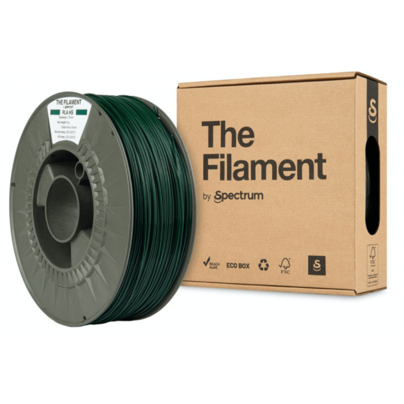 The Filament PLA HS tmavo zelená (moss green)
