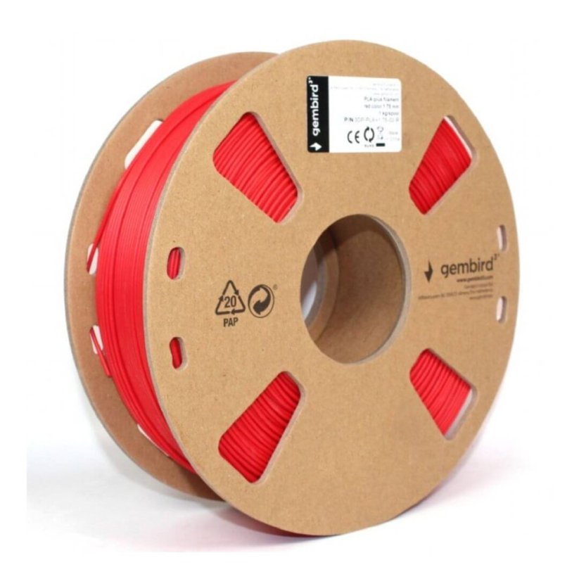 Gembird PLA Plus red 1 kg