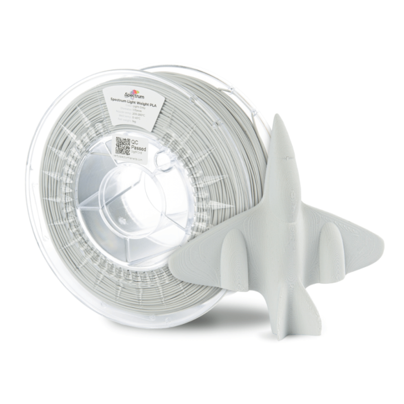 Spectrum LW-PLA UltraFoam 1.75mm LIGHT GREY 0.75kg