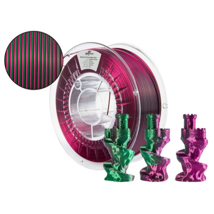 Spectrum PLA Magic SILK raspberry blush
