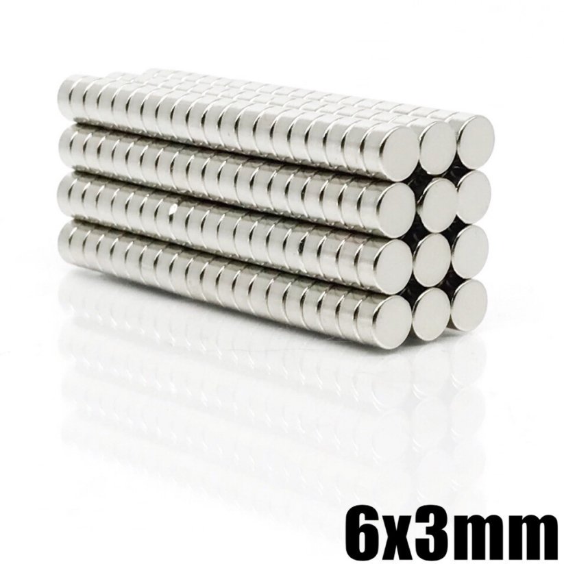 Neodýmový magnet 6x3 (Voron) N52
