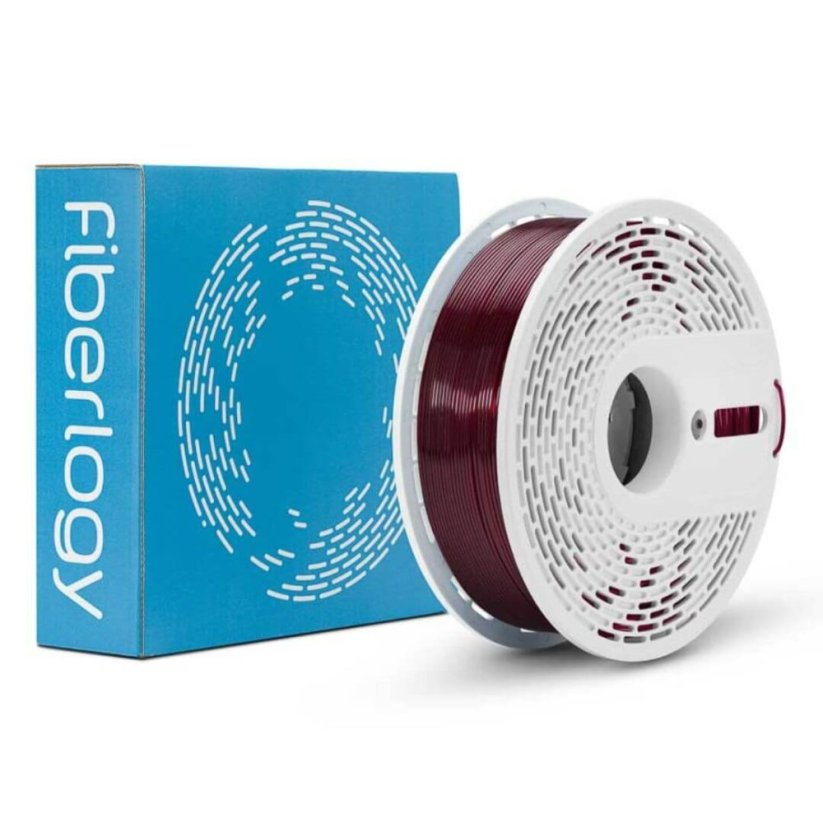Fiberlogy EASY ABS burgundy Transparent 0,75 kg