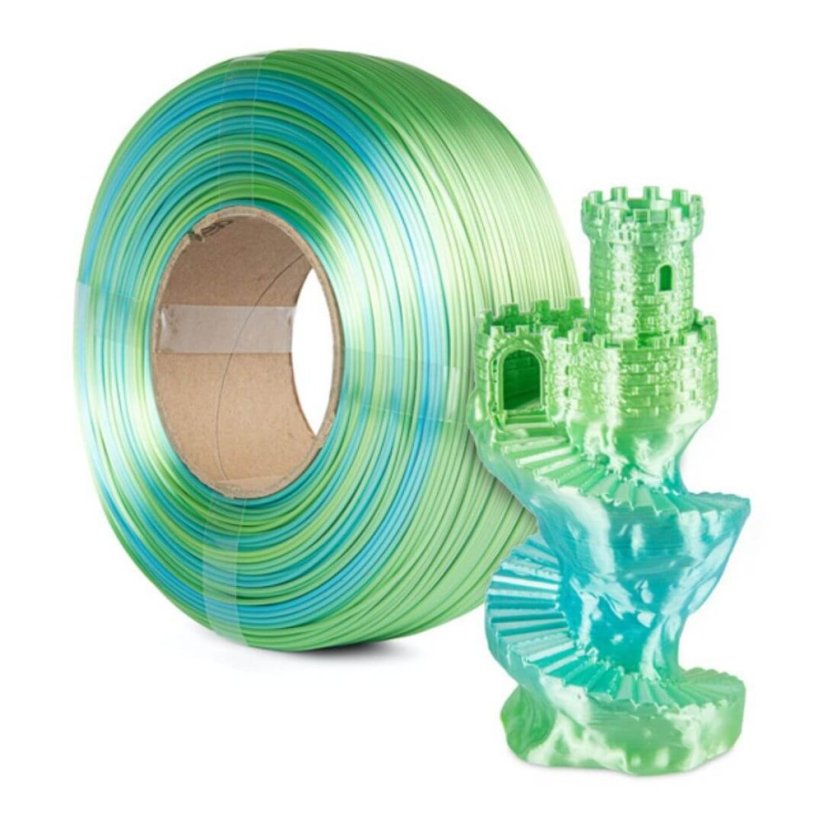 Spectrum ReFill PLA SILK Rainbow ocean melange
