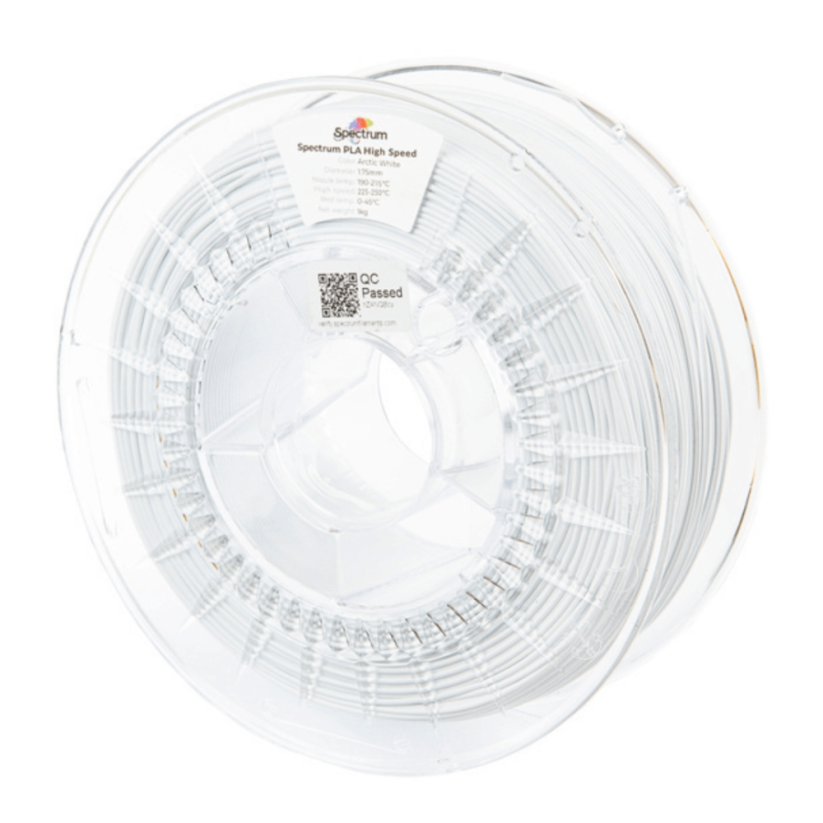 Spectrum PLA High Speed artická biela (arctic white)
