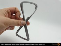 Fillamentum Flexfill TPU 92A metallic grey Flexible filament