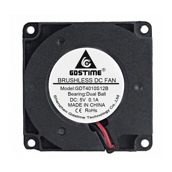 Gdstime Radiálny Ventilátor (Blower) 4010 5V Dual Ball