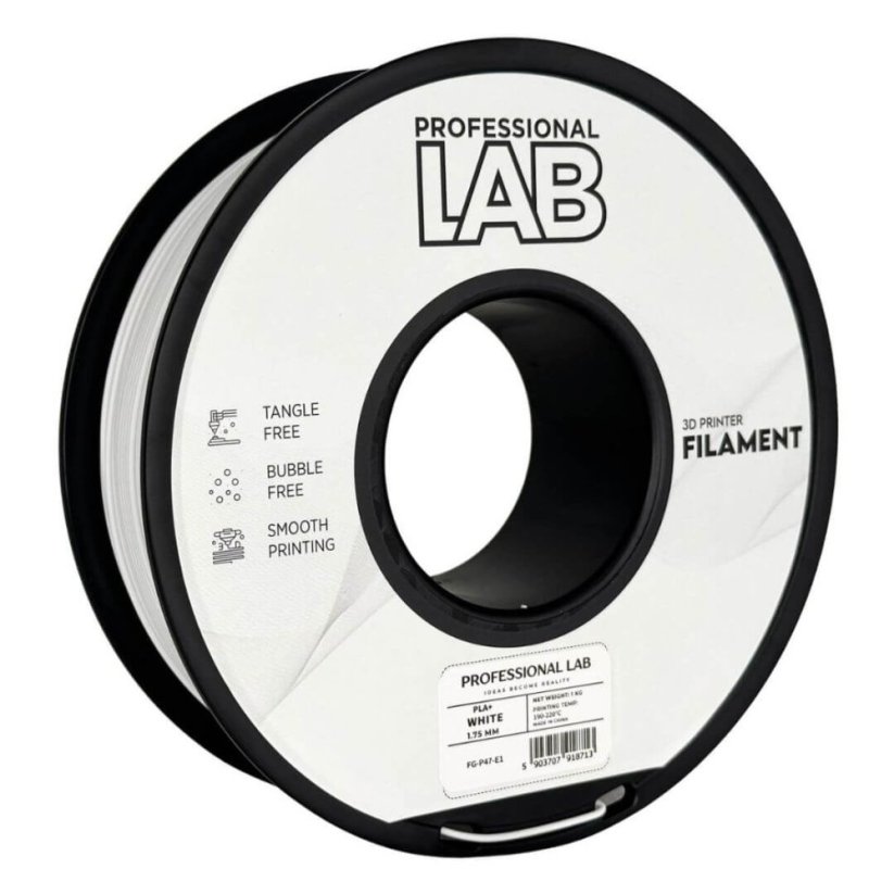 Professional Lab PLA+ bílá (white)