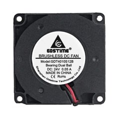 Gdstime Radiální ventilátor (blower) 4010 24V Dual Ball