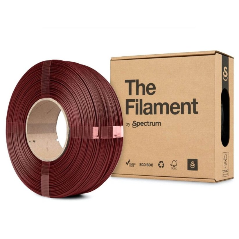 The Filament ReFill PETG CF červená (red)