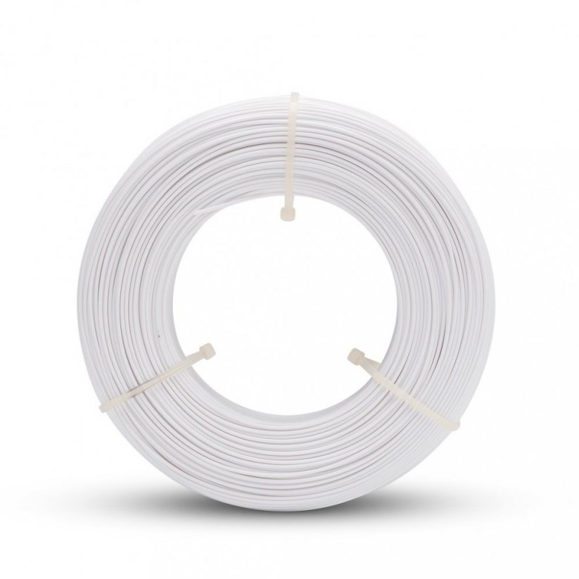 Filament Fiberlogy Refill ABS biela (white) Cievka