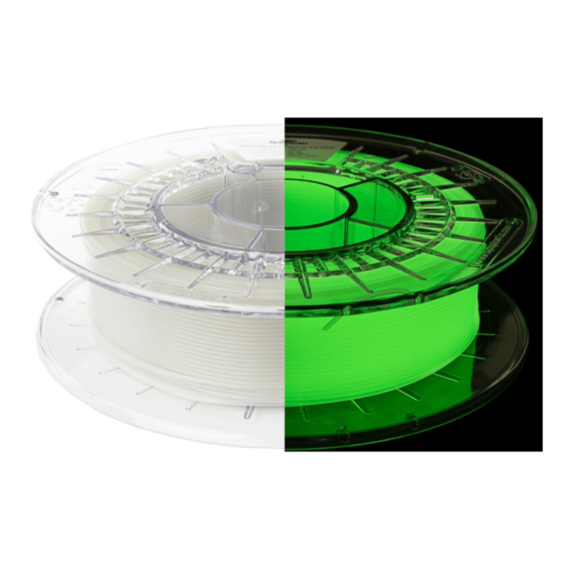 Spectrum PLA svietiaca v tme žlto-zelená (glow in the Dark yellow-green) 0,5 kg