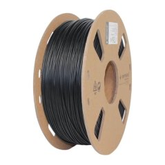 Gembird PLA flexibilní černá (black) 1 kg