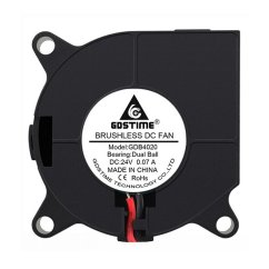Gdstime Radiální ventilátor (blower) 4020 24V Dual Ball