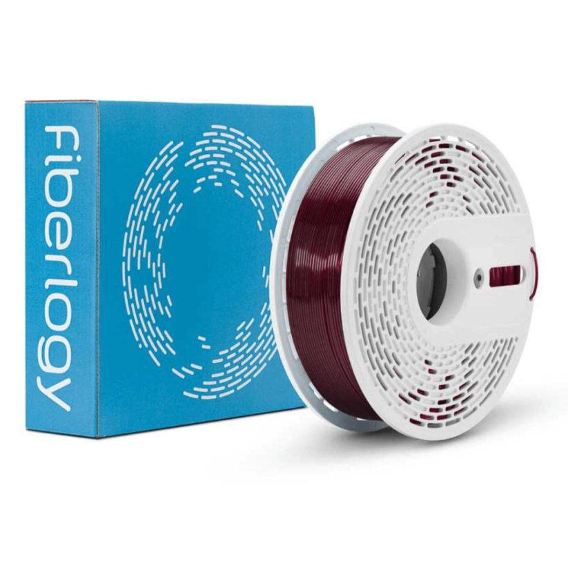 Fiberlogy PCTG vínovo červená priehľadná (burgundy TR) 0,75 kg