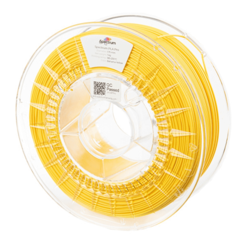 Spectrum PLA Pro žltá (bahama yellow)