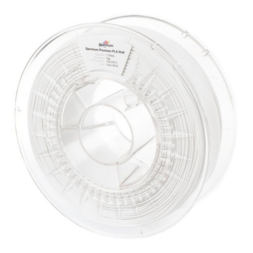 Spectrum PLA MATT biela (polar white)