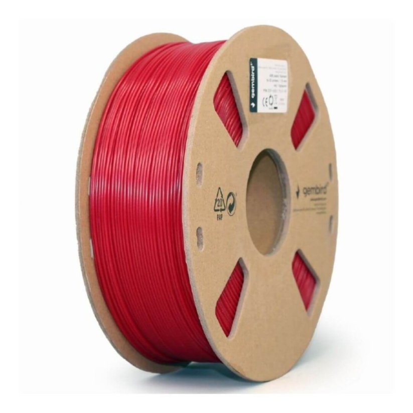Gembird ABS červená (red) 1 kg