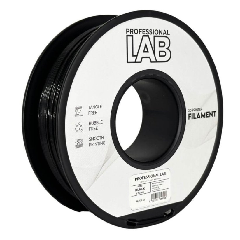 Professional Lab PETG čierna (black)