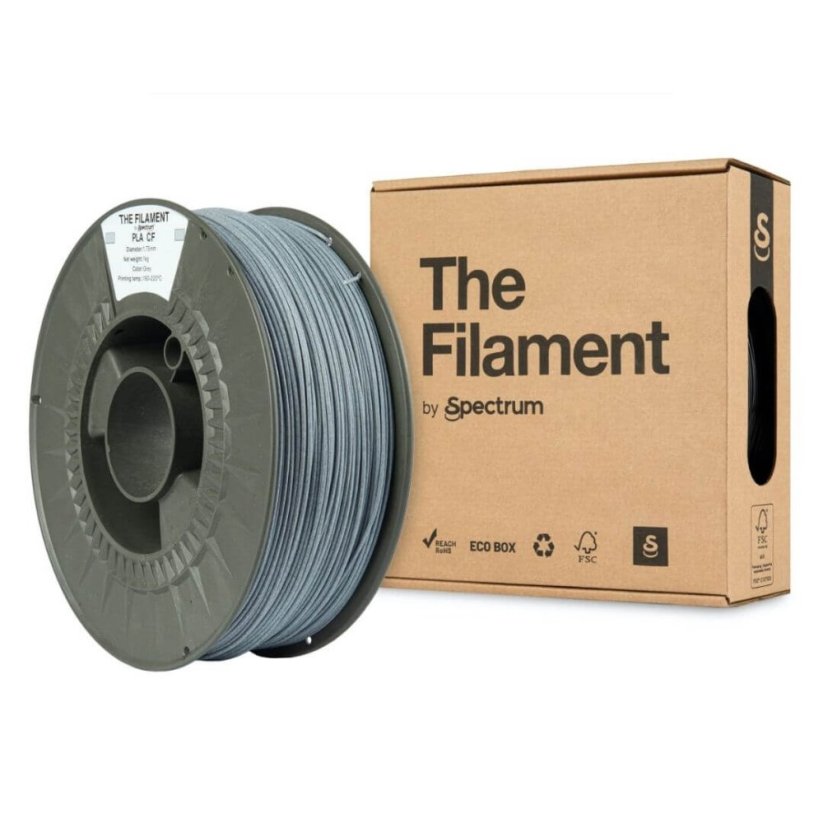 The Filament PLA CF šedá (grey)