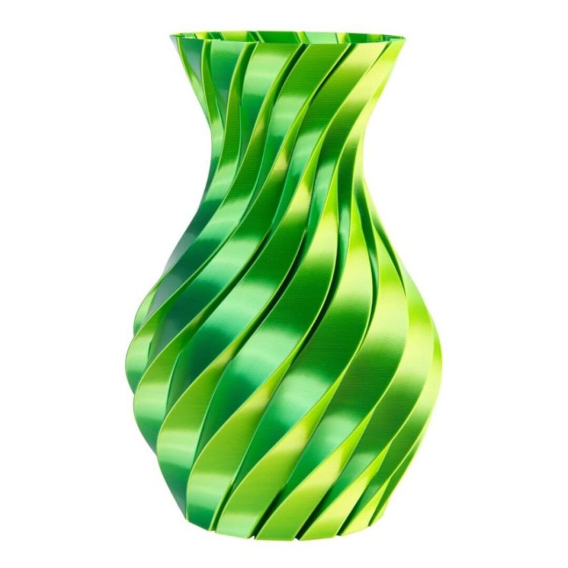 3DPower PLA SILK Dual Color - zelená/žltá (green/yellow)