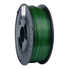 3DPower PLA SILK Dual Color - zelená/čierna (green/black)