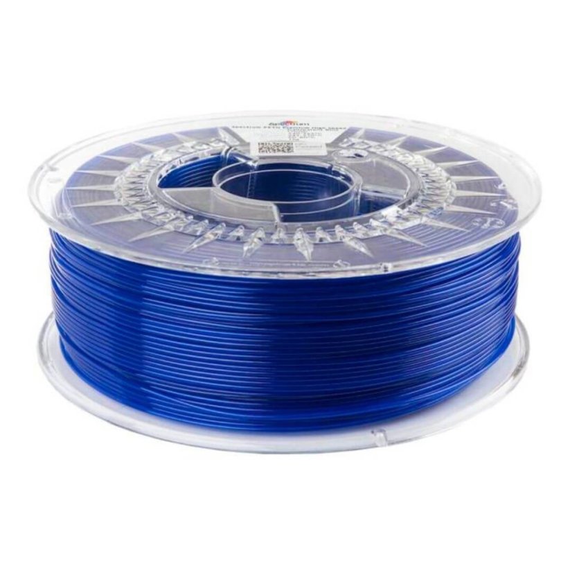 Spectrum PETG Premium High Speed transparentní modrá (transparent blue)