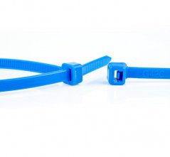 Stahovací pásky 100 x 2,5mm (balení 100 ks) modré