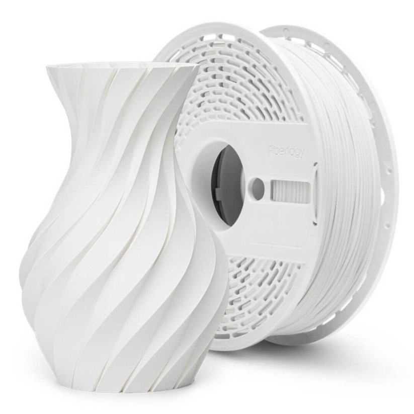 Fiberlogy Matte PLA biela (white) 0,85 kg
