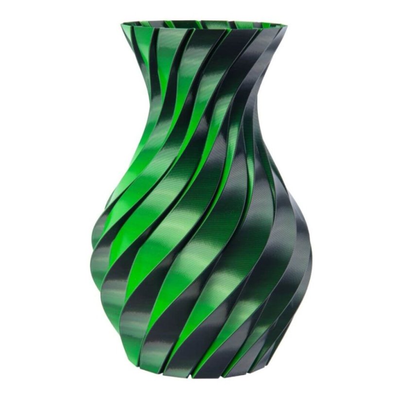 3DPower PLA SILK Dual Color - zelená/čierna (green/black)