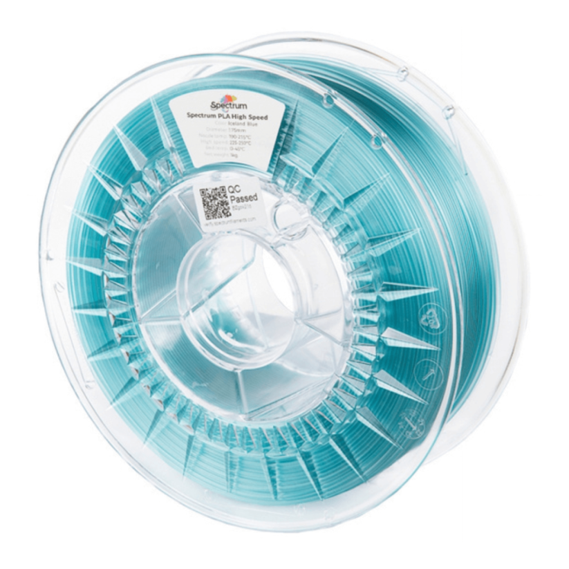 Spectrum PLA High Speed ľadovo modrá (iceland blue)
