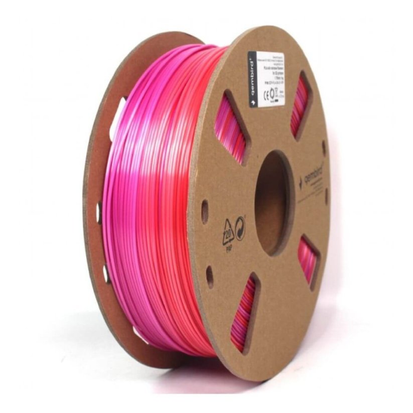 Gembird PLA Silk rainbow red/violet 1 kg