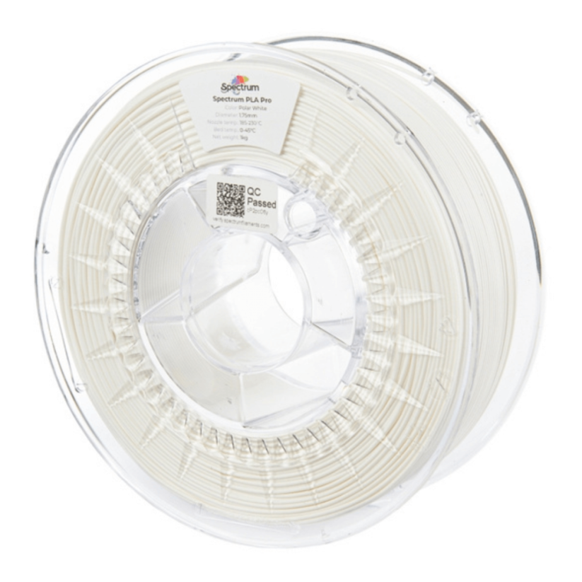 Spectrum PLA Pro polárna biela (polar white)