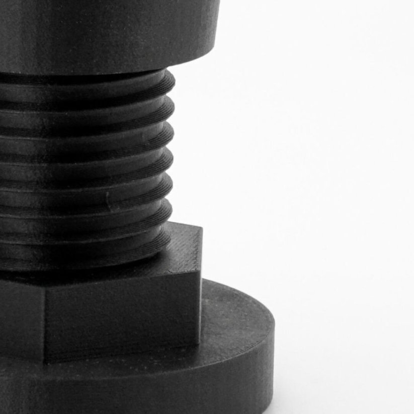 Fiberlogy PLA+CF černá (black) 0,85 kg